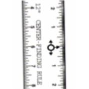 Fairgate Ruler Center Finding Ruler, English, 6"