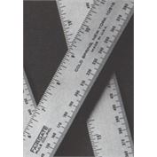 Fairgate Aluminum Ruler Cuff-Width Ruler