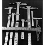 T-Square, Heavy-duty, Metric, 200cm