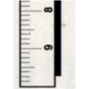 Fairgate Ruler, 1/16 ", 1/2" x 96" (.063 thick), R-L, Top