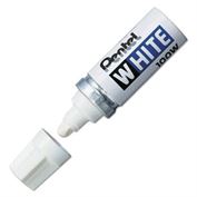 Pentel Marker Opaque Bullet Point Broad Tip White