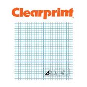 Gridded Vellum 1000HP-1MM 8.5 x 11 F/O 50 Sheet Pad #10007410