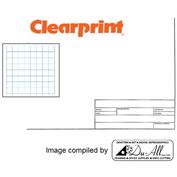 Clearprint Vellum Engineer Titleblock 8.5x11 Grid 8x8 10Shts LIMITED AVAILIBIILITY