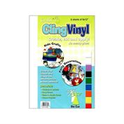 Grafix Cling Vinyl 9x12 Clear