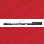 Staedtler Lumocolor 318 Pen Permanent Fine Black 2Pk