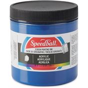 Speedball Acrylic Screen Printing Ink Permanent Cyan 8 oz