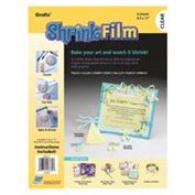 Grafix Shrink Film 8.5x11 - Assort 6/pk