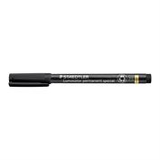 Staedtler Lumocolor 319 Pen Permanent Medium Special Black, Box of 10