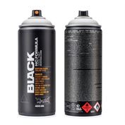 Montana Black 400ml High-Pressure Cans Spray Color Outline Silver