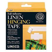 Lineco Self Adhesive Linen Hinging Tape 1 1/4 inch X 35 feet