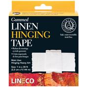 Lineco Gummed Linen Hinging Tape 1IN X 30FT