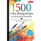 Book 1,500 Color Mixing Recipes for Oil, Acrylic & Watercolor