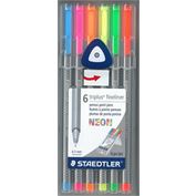 Staedtler Triplus Fineliner Set of 6 Neon Colors