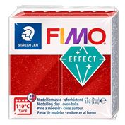 Fimo Effect Polymer Clay 57gm 2oz Glitter Red