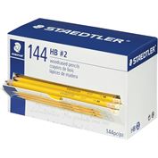 Staedtler Pencil Pre-Sharpened Woodcased HB 144 Count Box