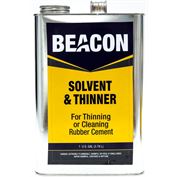 Thinner And Solvent For Rubber Cement Beacon's Best One Gallon Can,  PICK UP IN STORE ONLY