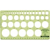 Template Metric Circle BACKORDER TIL MARCH PLEASE INQUIRE