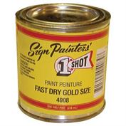 1Shot Paint Paint 8oz Fast Dry Gold Size