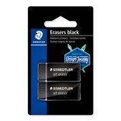 Staedtler Eraser Black - Art Eraser, Pack of 2