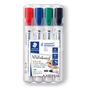 Staedtler Lumocolor Whiteboard Markers Bullet Tip - Set of 4 Colors LIMITED AVAILABILITY