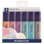 Staedtler Highlighter Textsurfer Pastel Colors Set of 6