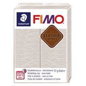 Fimo Clay Leather Effect 57g Pack of 5 Ivory
