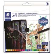 Colored Pencils Super Soft 100% PEFC  Box of 24