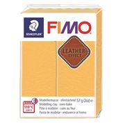 Fimo Polymer Clay Leather Effect 57gm 2oz Saffron