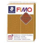 Fimo Polymer Clay Leather Effect 57gm 2oz Ochre