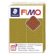 Fimo Polymer Clay Leather Effect 57gm 2oz Olive