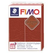 Fimo Polymer Clay Leather Effect 57gm 2oz Rust