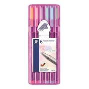 Staedtler Triplus fineliners Set of 6 Pastel colors