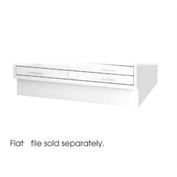 Safco Closed Base for 4998 Flat files WHITE