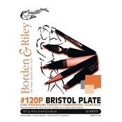 Borden & Rily Bristol Plate #120P Pad of 20 Sheets 9X12