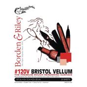 Bristol Vellum #120V Pad of 20 Sheets 9X12
