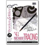 Borden & Rily Tracing Paper Pad Monroe Light-Weight Parchment 50 Sheets 9X12