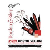 Borden & Rily Bristol Vellum #120V Pad of 20 Sheets 11x14