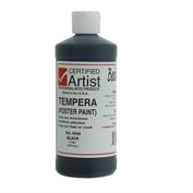 BesTemp Tempera Artist Paint, 16 oz. Black