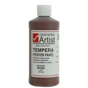 BesTemp Tempera Artist Paint, 16 oz. Brown