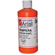 BesTemp Tempera Artist Paint, 16 oz. Orange