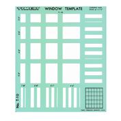 Timely Template Casement Windows 1/4" Scale