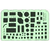 Timely Template Office Planner 1/4 " Scale