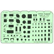 Timely Template Office Planner 1/8 " Scale