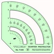 Timely Template Quarter Protractor