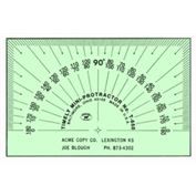 Timely Template Protractor Mini Pack of 6