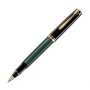 Pelikan Souveran R400 Black/Green Rollerball Pen