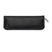 Pelikan Grained Leather Two-Pen Case, Black