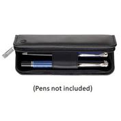 Pelikan Nappa Leather Two Pen Case, Black