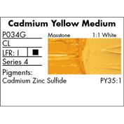 Grumbacher Pre-Tested Oil Paint 37ml Cadmium Yellow Medium