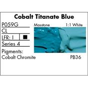 Grumbacher Pre-Tested Oil Paint 37ml Cobalt Titanate Blue